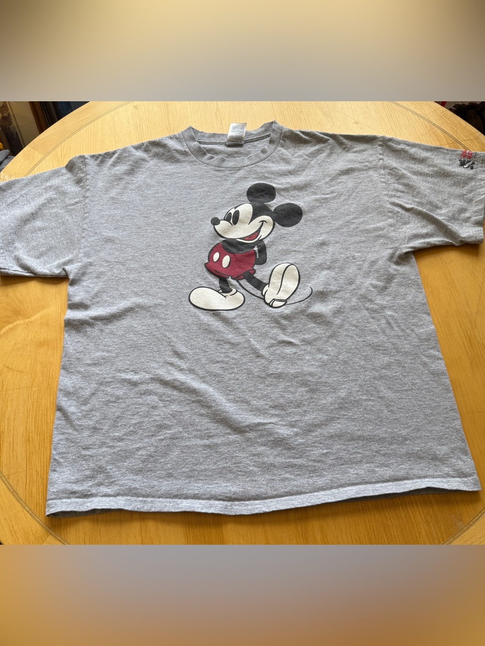 Disney Mickey Mouse Rewards Visa Gray Graphic T-Shirt Men’s XL Y2K